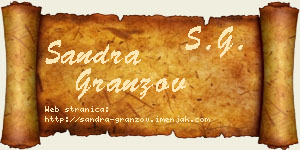 Sandra Granzov vizit kartica
